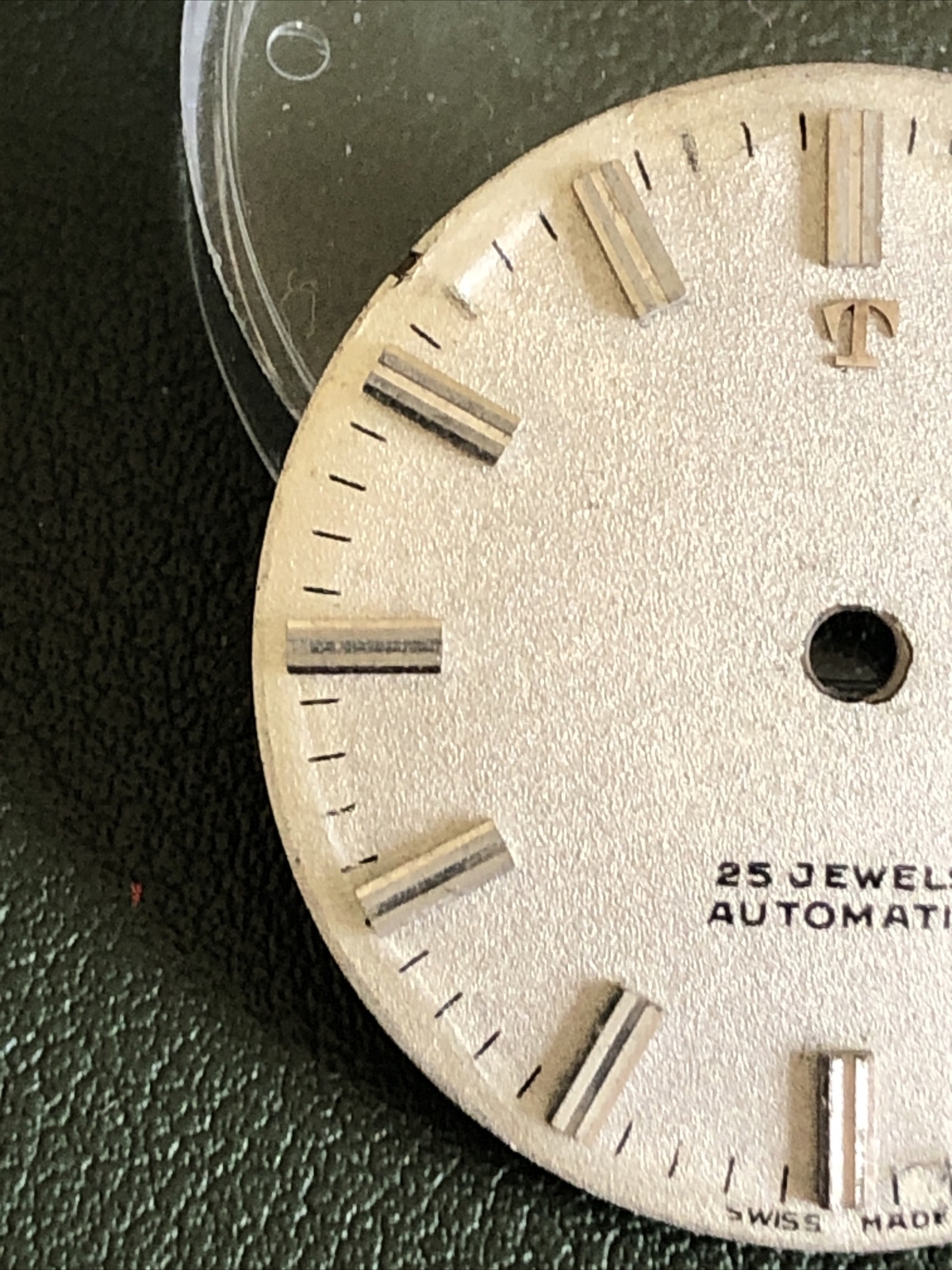 quadrante Tissot vintage grigio 28,4mm