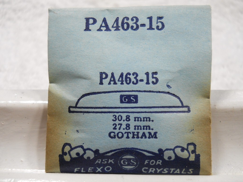GS PA463-15 Watch Crystal Fit Gotham – 30.8 – 27.8 mm – Replacement / Repair