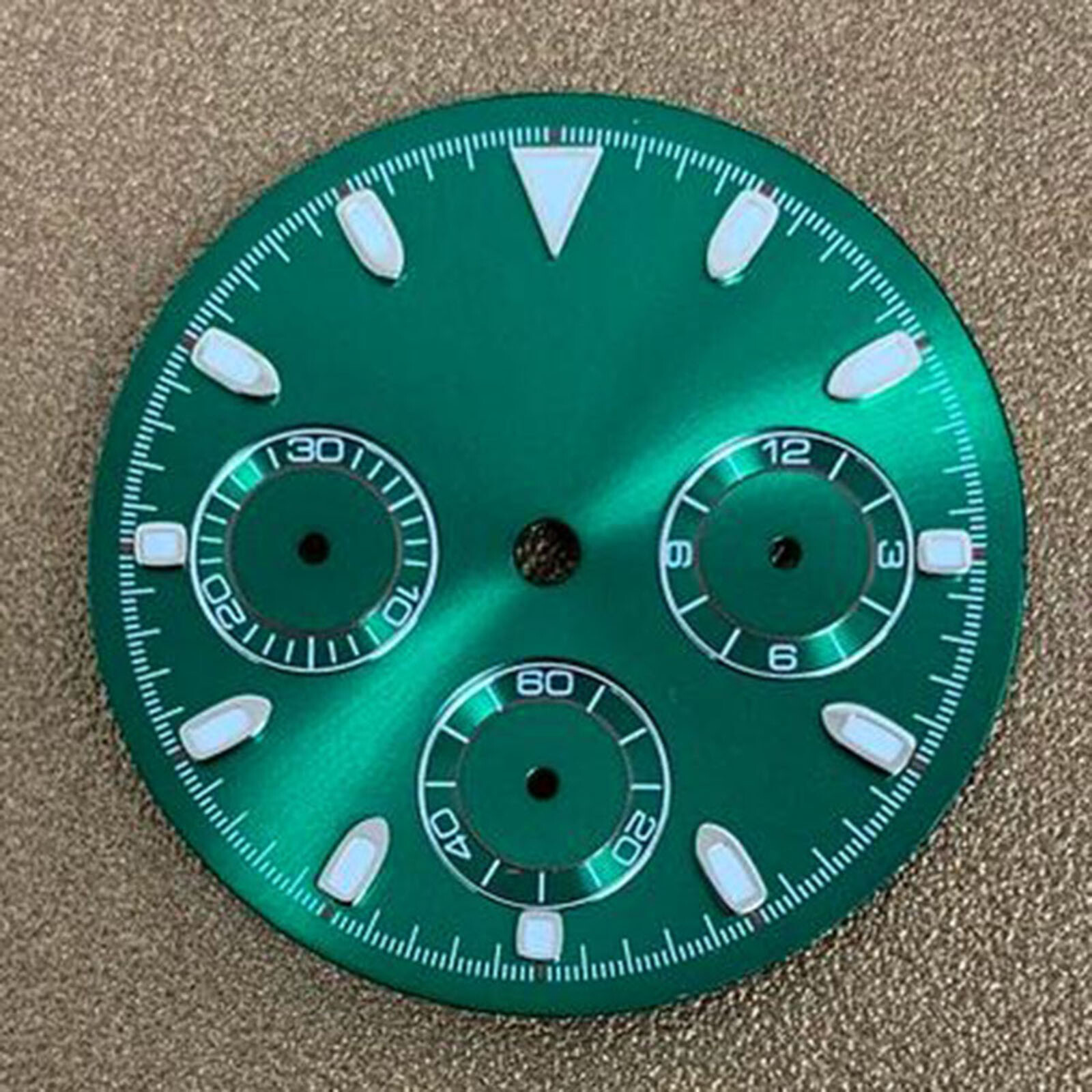 39mm Watch Dials Multicolor Fine Steel Sapphire Glass Case for VK63 Movement