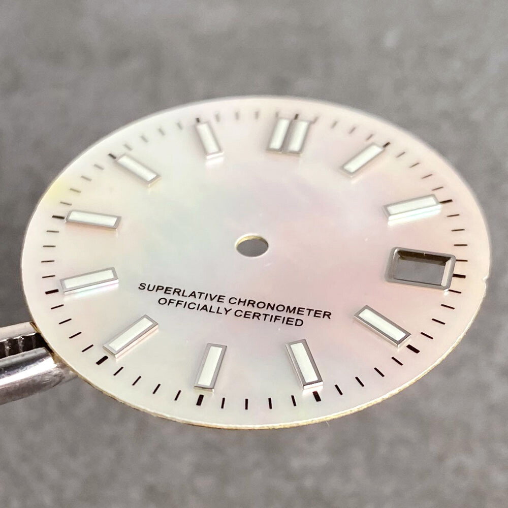 High Quality 29mm MOP Mother of Pearl Shell Dial Face Fit NH35 NH36 Men’s Watch