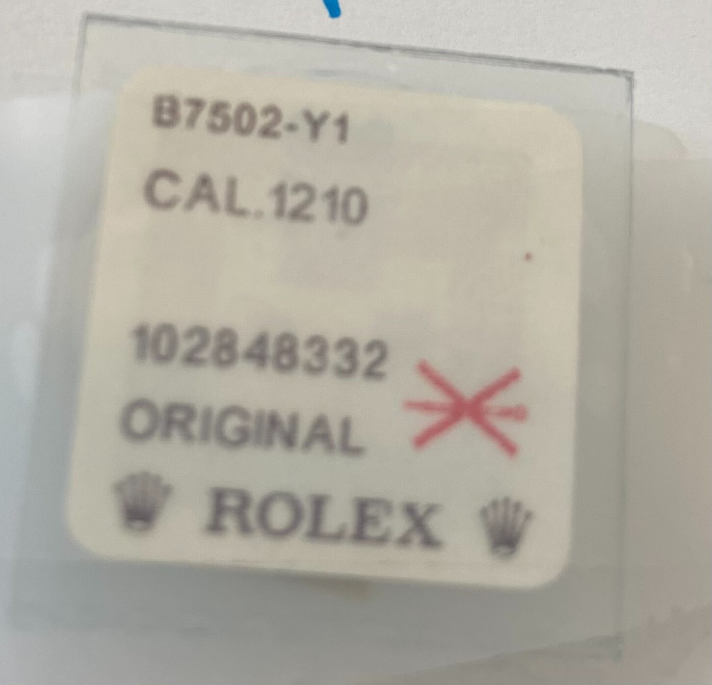 Rolex 1210 Part 7502 Barrel