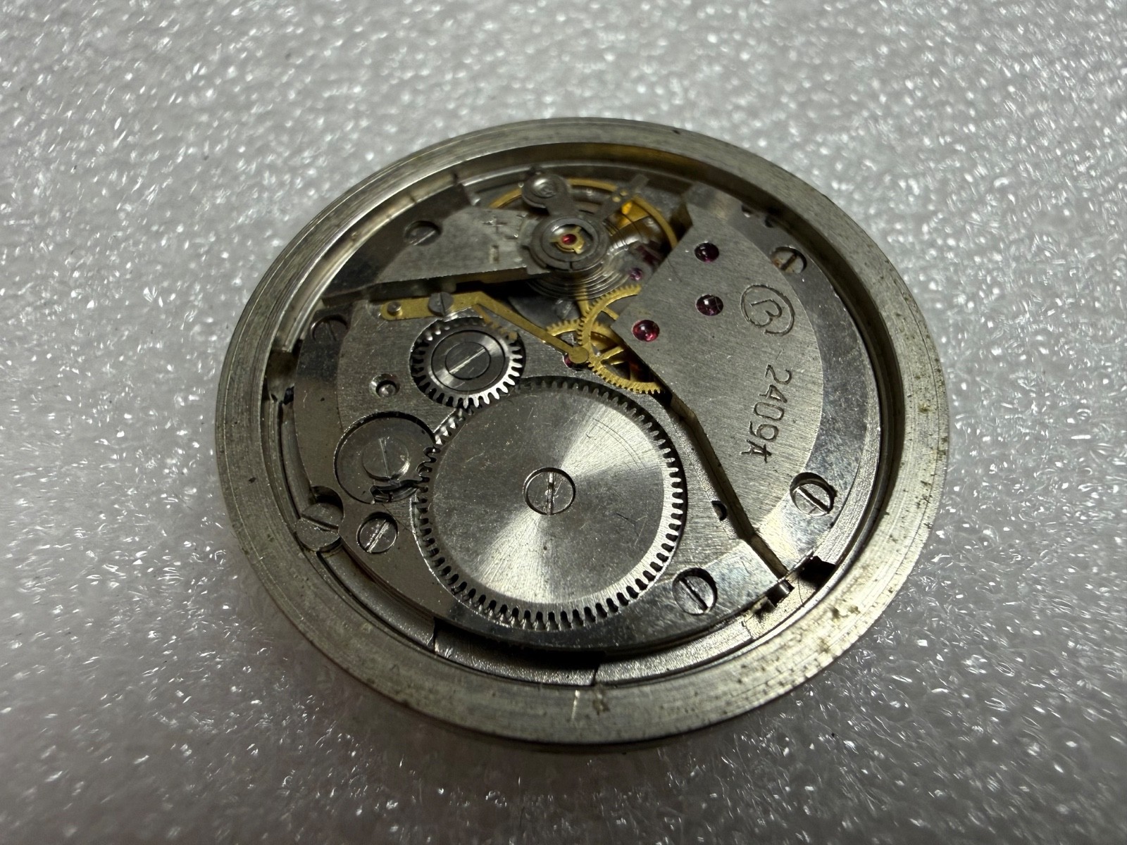 Watch movement USSR Vostok Cal.2409A plus Dial.For parts.