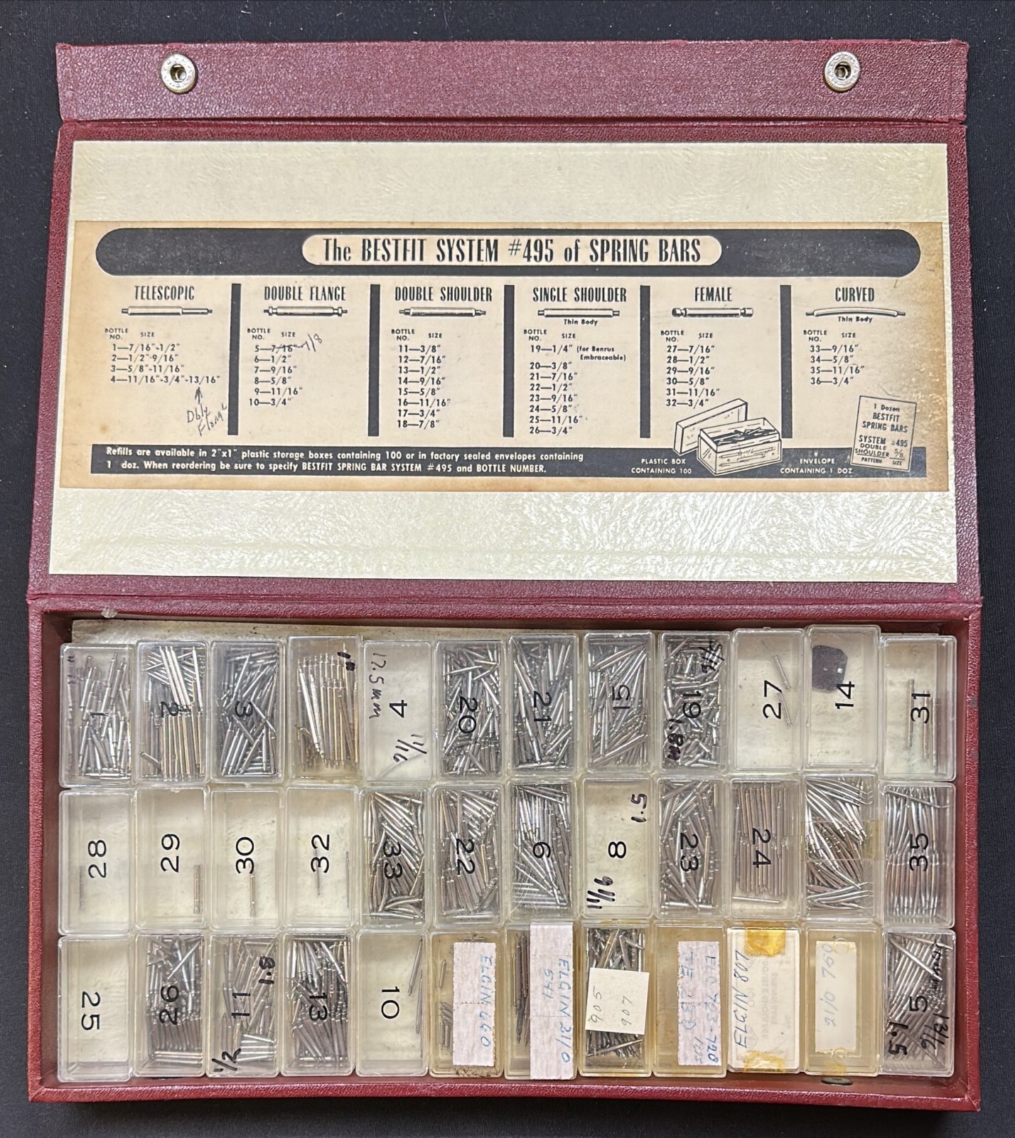 Group of Best Fit #495 Spring Bars out of a Watchmaker’s Estate! Great Find!