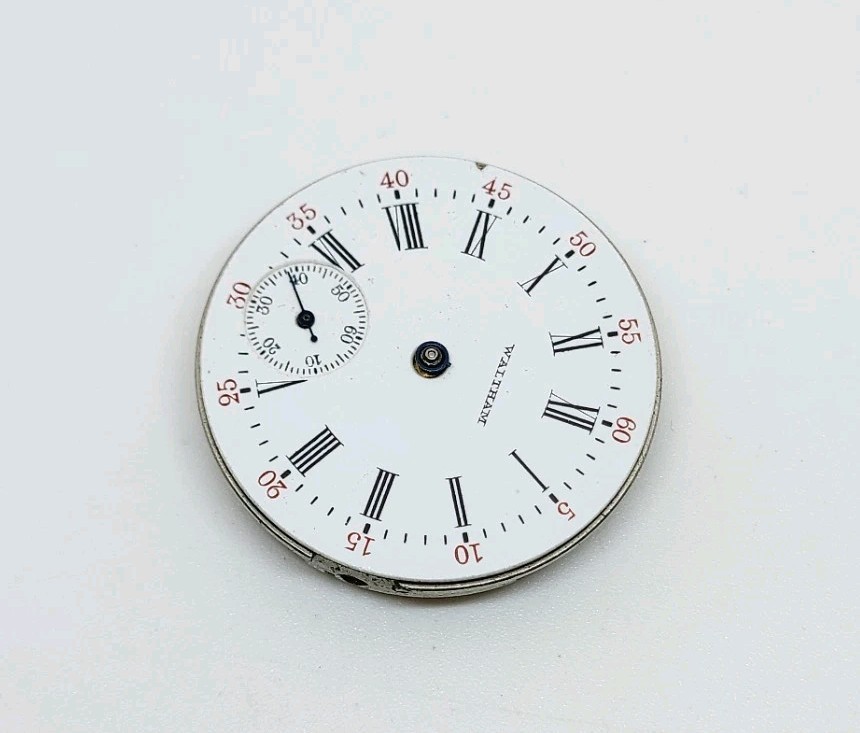 1905 Waltham Model 1891 Grade Seaside 7J 0s Pocket Watch Movement For Repair