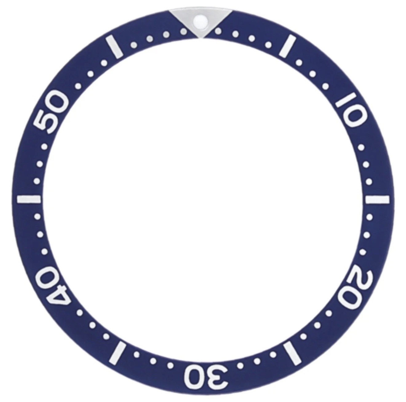 ALUMINUM REPLACEMENT BEZEL INSERT BLUE FOR WATCH 38MM X 30.70MM