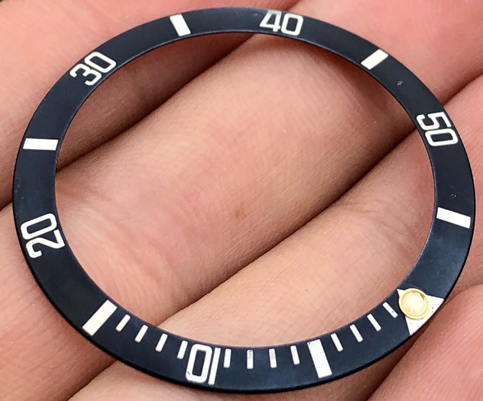 Rolex Submariner Date 16613 16803 16808 16618 Faded Black Tritium Bezel Insert