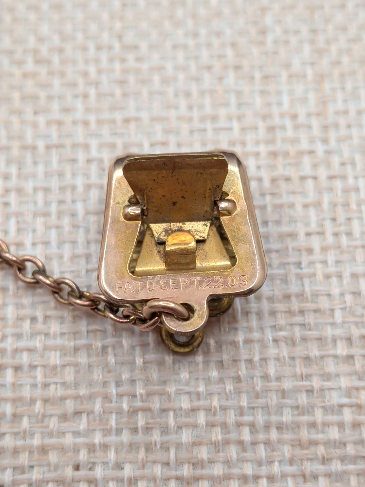 Antique Bates Bacon Pocket Watch Vest Clip Chain Salvage Repair Part Lot