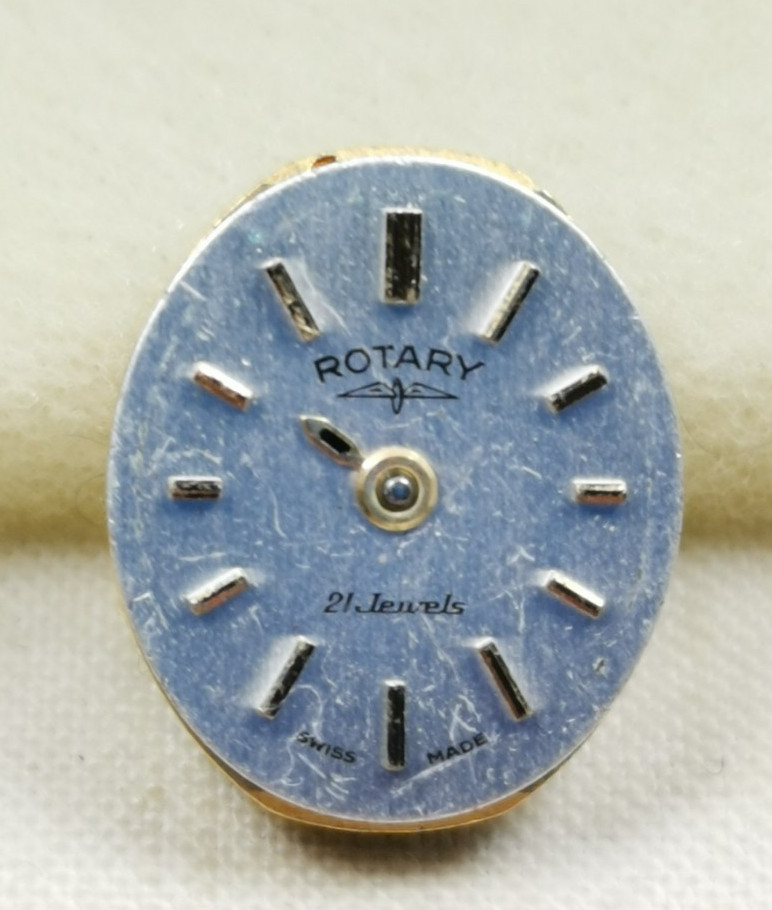 Lot 8 x Rotary Swiss Wristwatch Movements Repair/Parts
