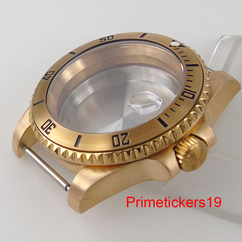 40mm Cusn8 Bronze 200M Dive Watch Case Sapphire Fit NH35 NH36 ETA2824 PT5000