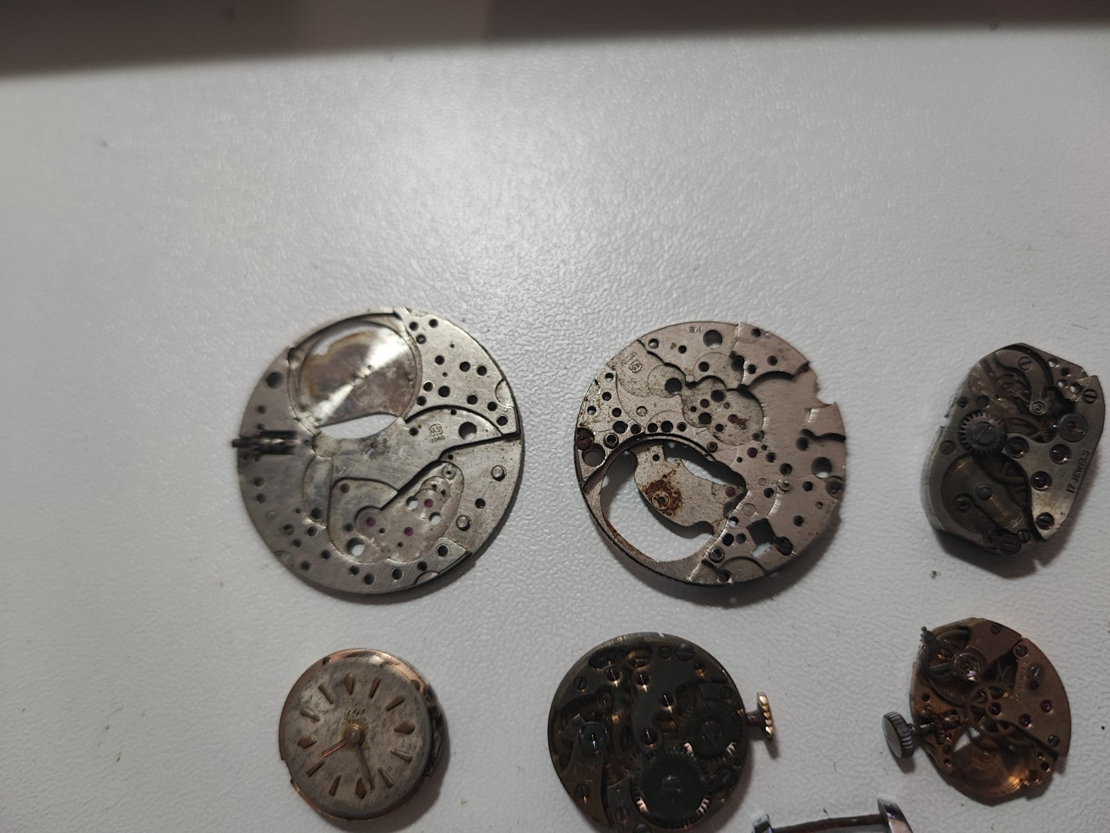 mix AS Watch Main Plate movement lot as 1791/93 AS 1726 AS 1677 AS 46 others
