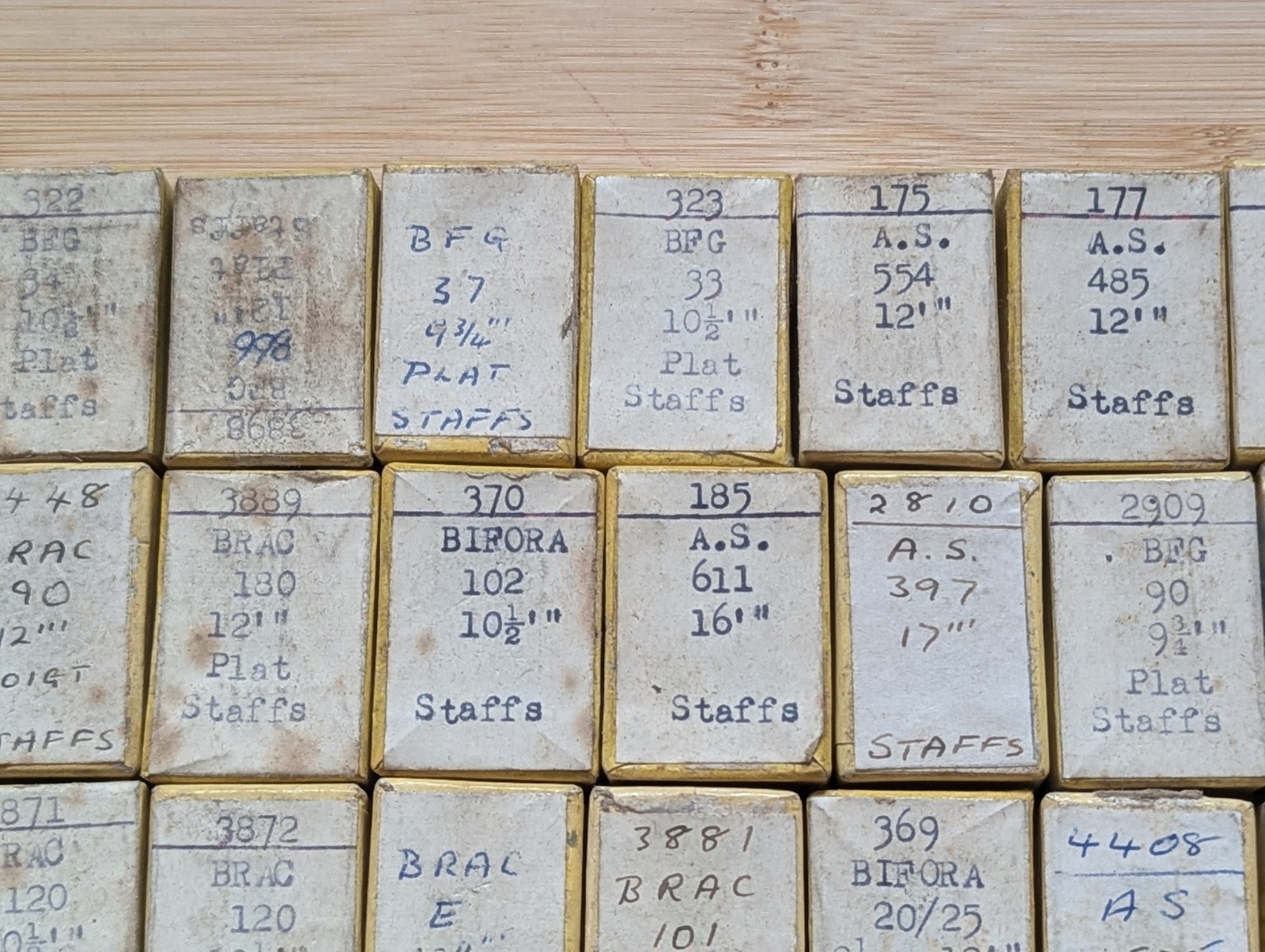 Watch Parts, New Old Stock in Boxes, Various Makes / Cals BRAC, AS, #R596