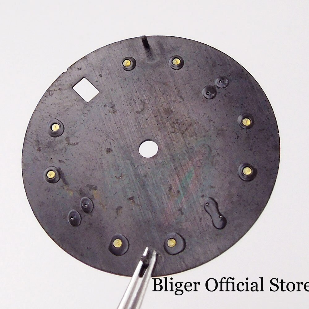 29mm fit NH35A NH36A Sterile Black/Green/Blue/White Watch Dial Luminous Parts