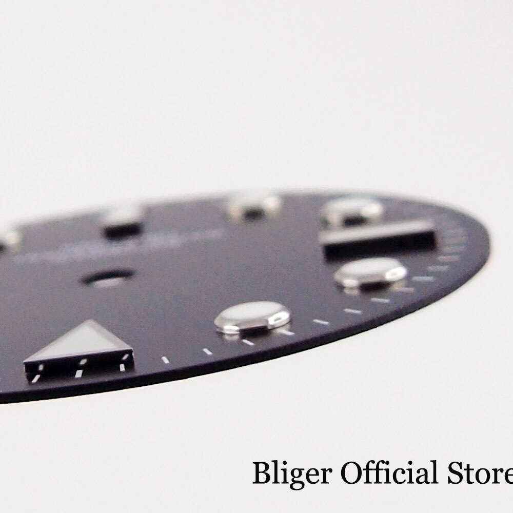 29mm fit NH35A NH36A Sterile Black/Green/Blue/White Watch Dial Luminous Parts