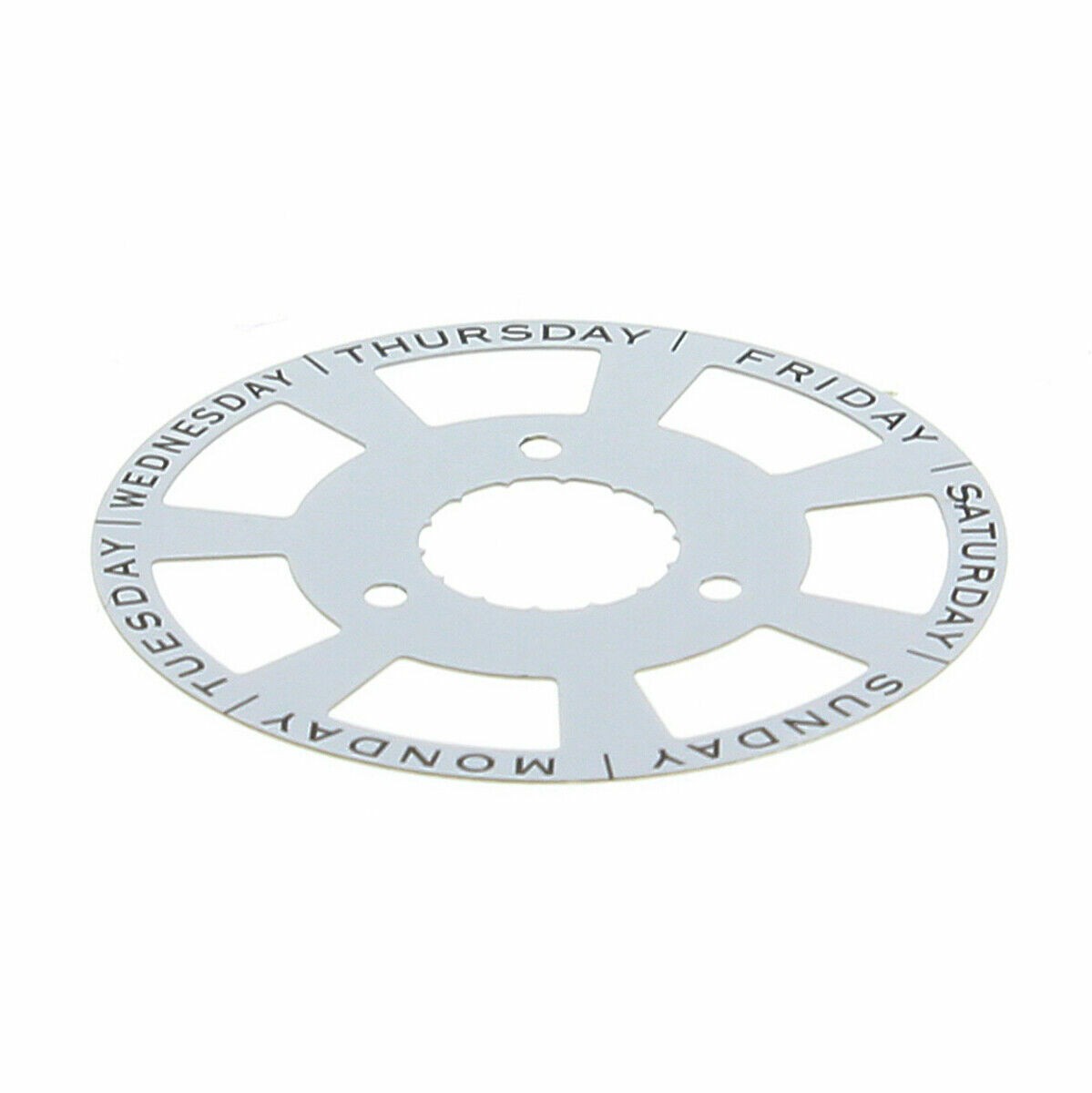 DAY DATE DISC CALENDAR FOR 40-41MM ROLEX PRESIDENT II 3156 3255 218239 WHITE