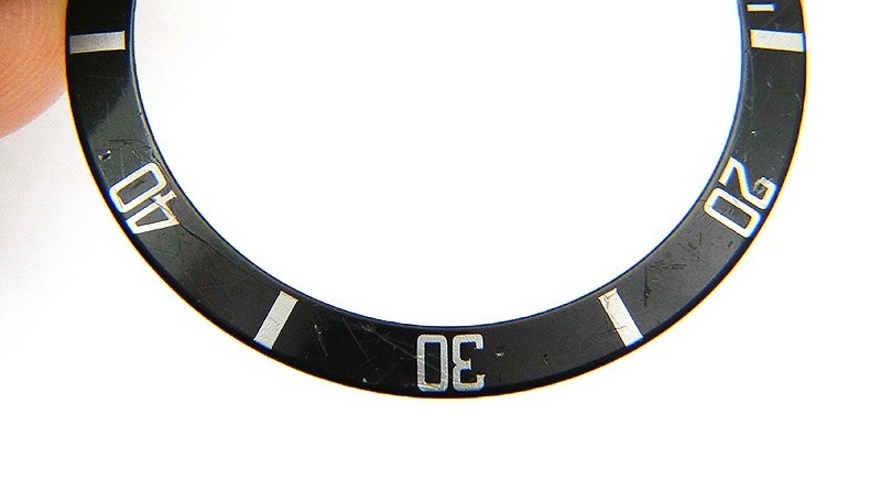Vintage Genuine Rolex Submariner 16610 16800 168000 Faded Black Cream Insert