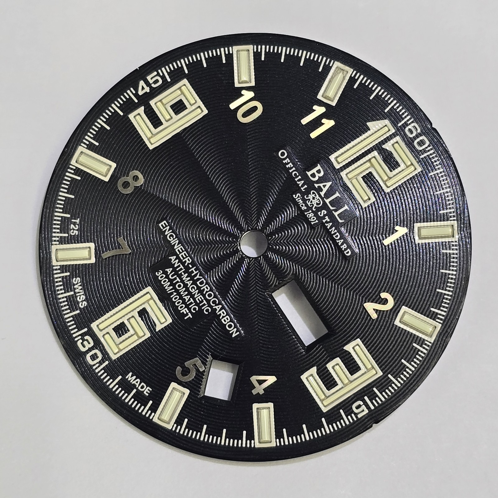 BALL HYDROCARBON ENGINEER DM1036A MAD COW BLACK DIAL 31 MM (NOS & GENUINE)