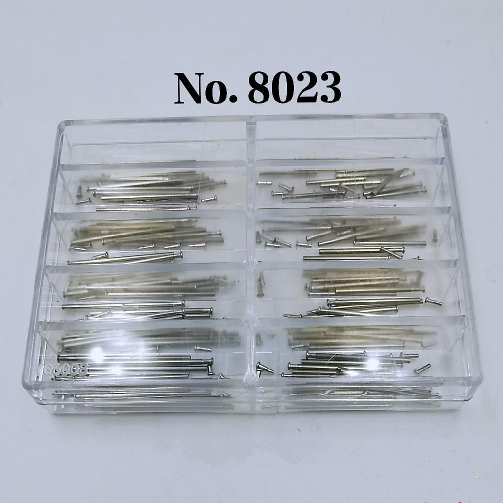 12mm-26mm Assorted Watch Band Clasp Tube Friction Pressure Bars Pins Rivet Ends