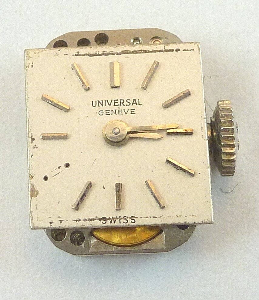 Vintage Universal Geneve 402 Wristwatch Movement – Parts / Repair