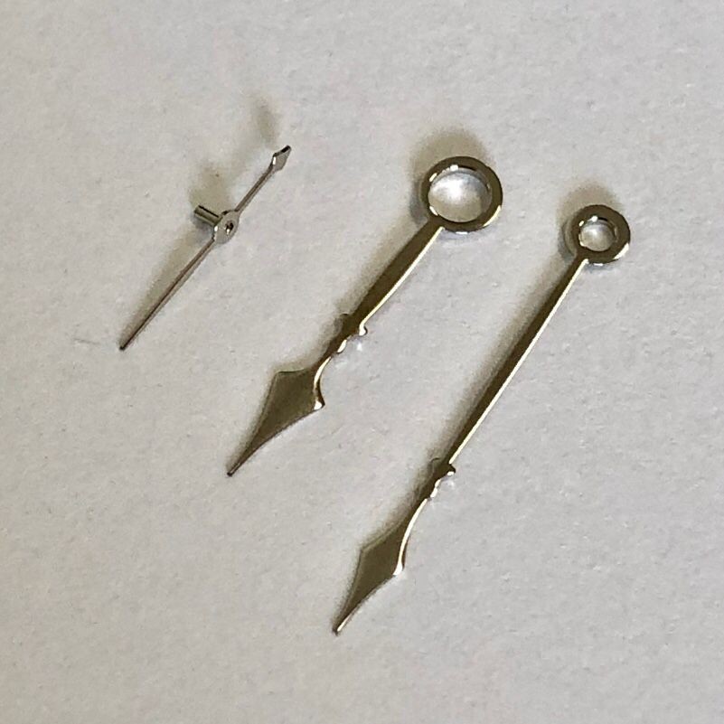 16.5*1.5*5.5mm Spare Parts for ETA 6497/6498/ST3600 Movement Watch Hands