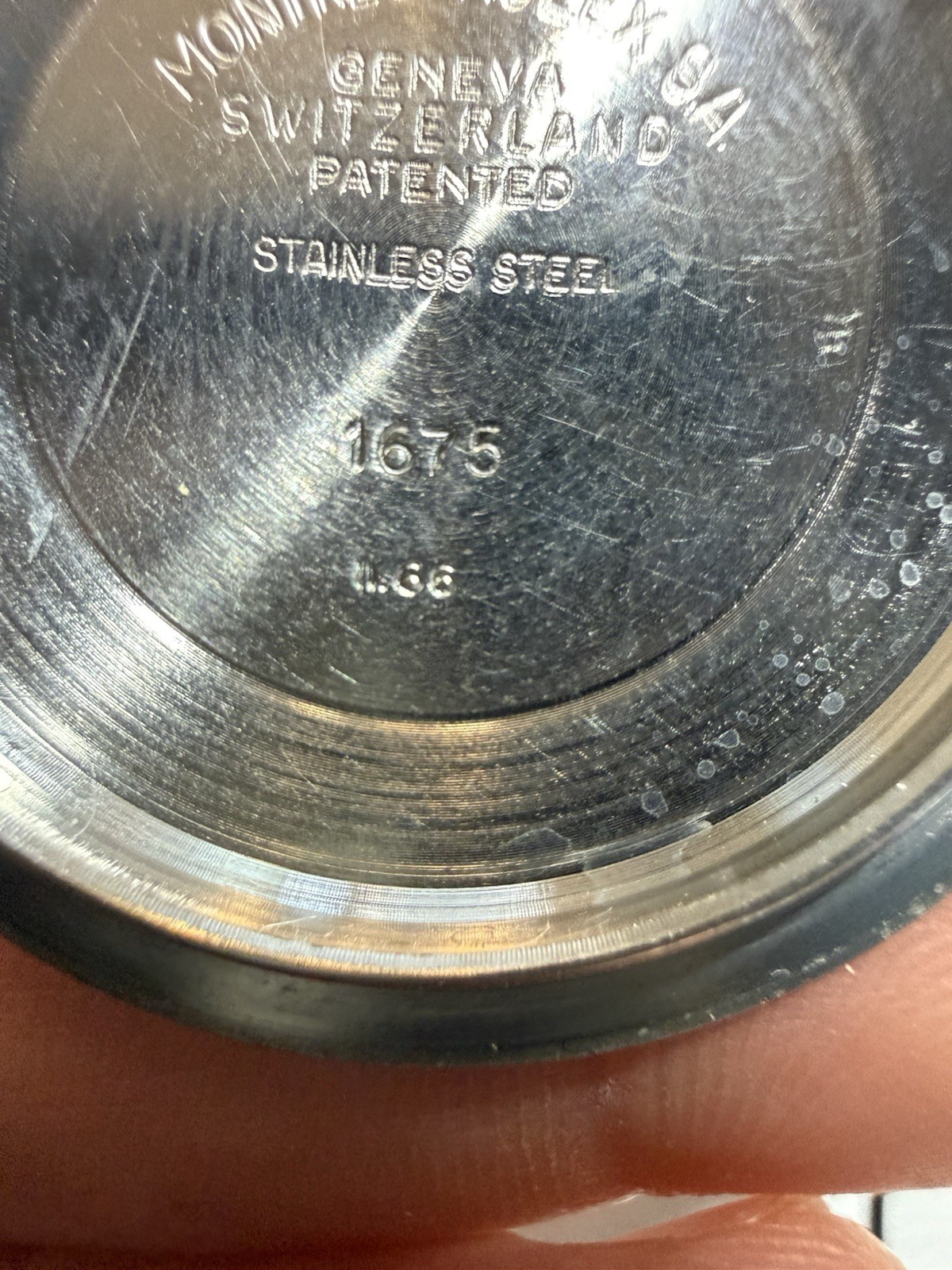 Rolex 1675 Oyster Perpetual GMT Master 1966 Watch Case For Parts