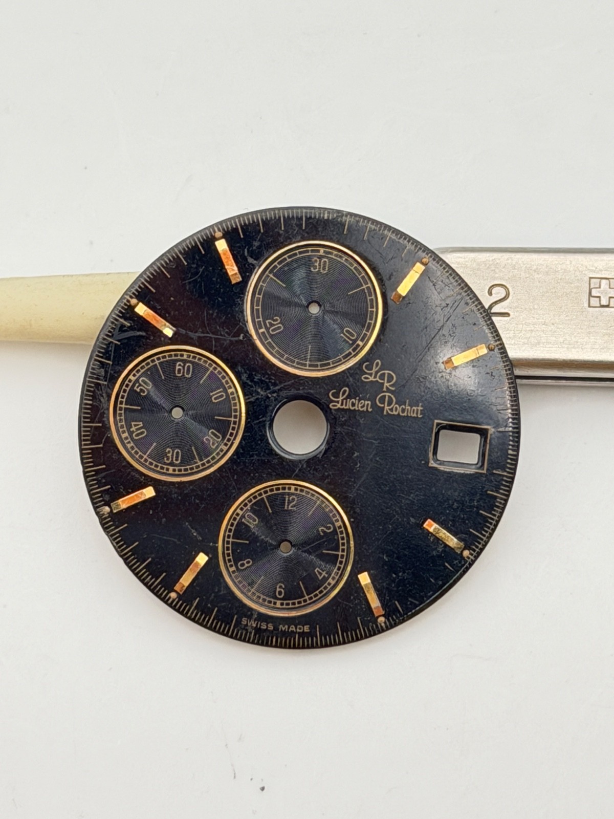 lucien rochat 29.5mm chrono 7750 dial dial