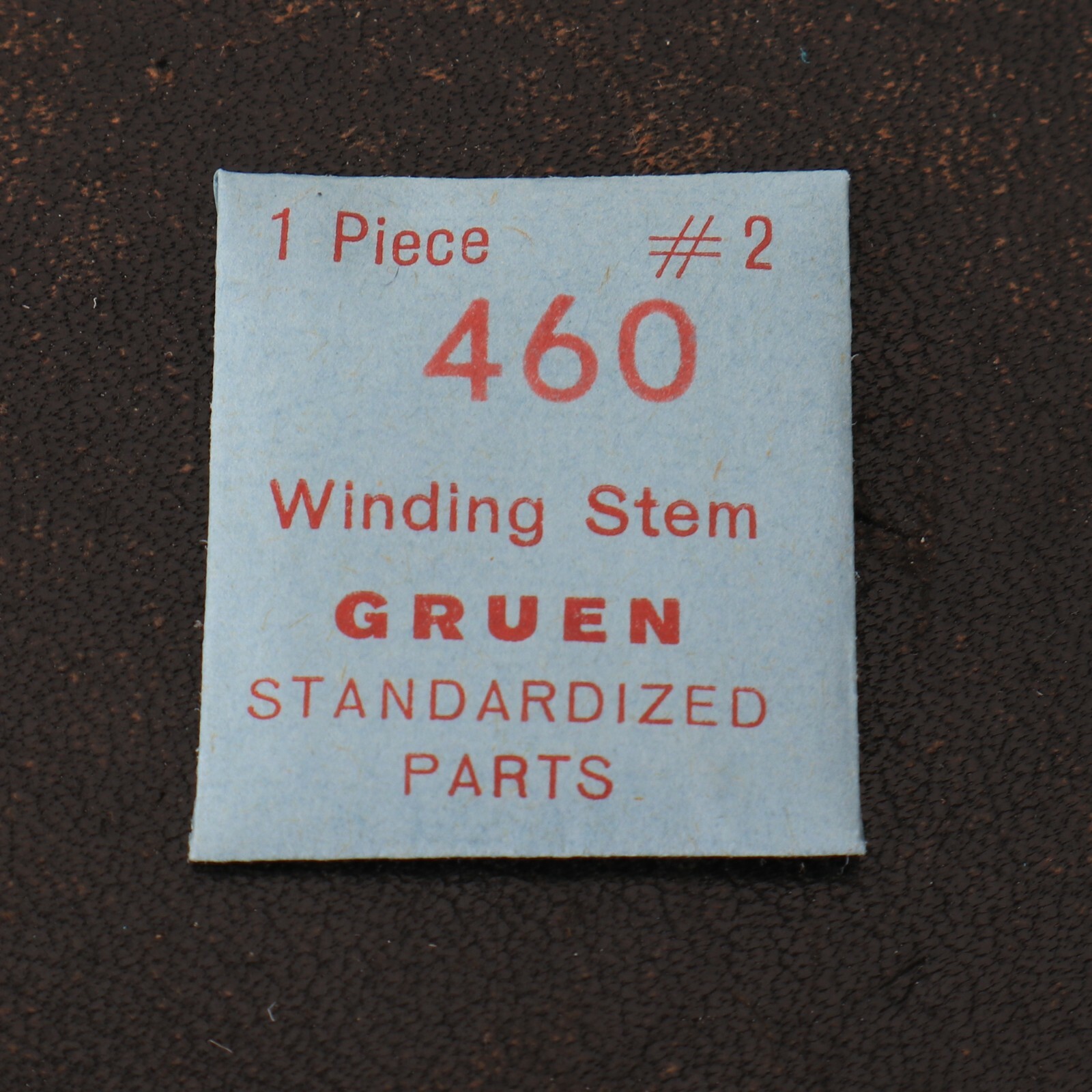New Old Stock Gruen Watch 460 Movement Winding Stem Original Sealed Part (G9D7)