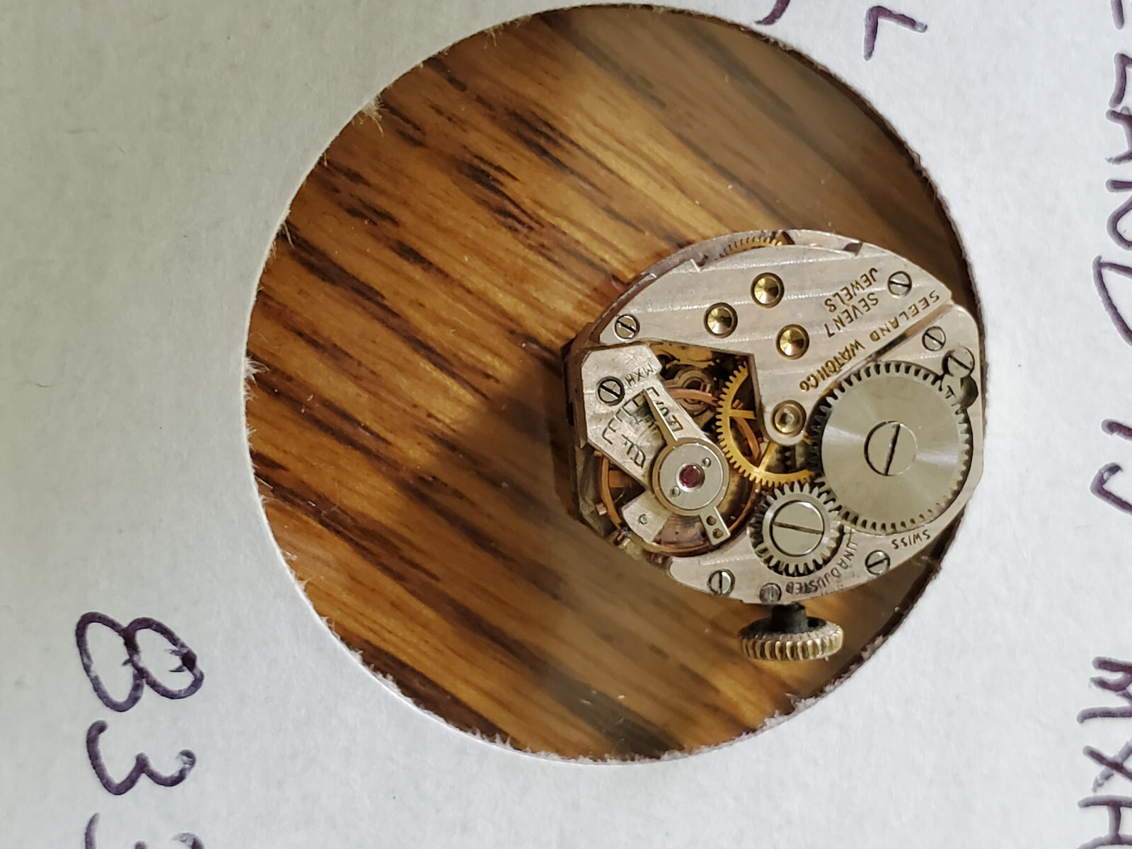 LADIES SEELAND 7J WATCH MOVEMENT #833