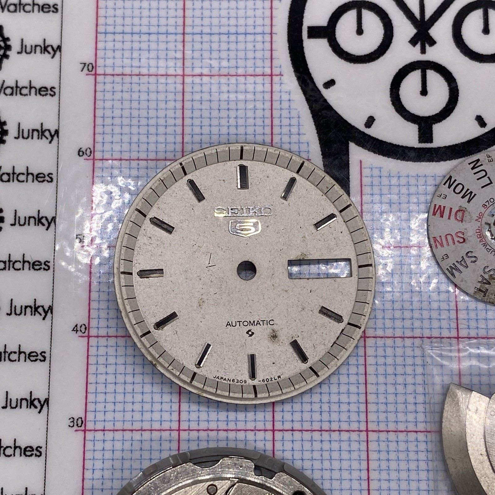 Vintage Seiko Automatic Watch Movement Repairs Parts Watchmaker 17 Jewels 6309A
