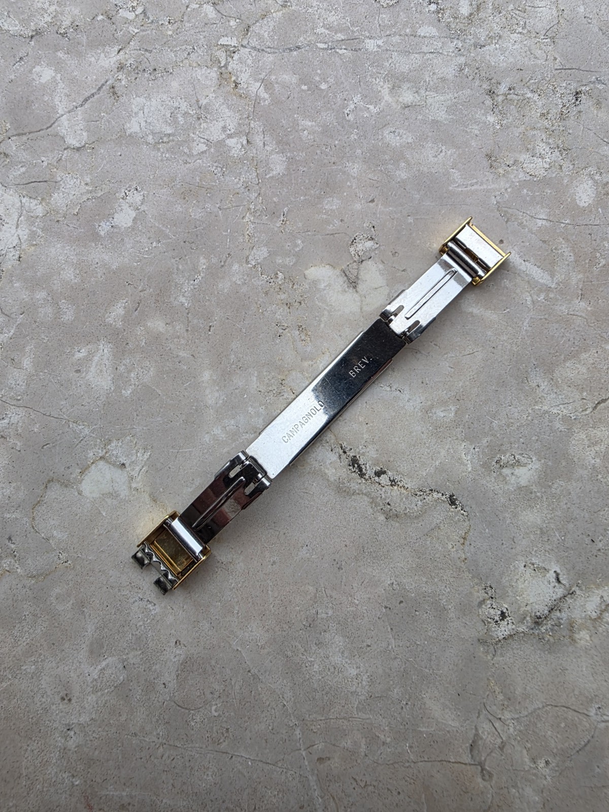 CAMPAGNOLO Vintage Steel Watch Buckle 9mm Deployant Watch Clasp
