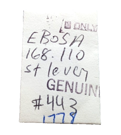 Ebosa 168.110 168.100 Set Lever watch part #443/1778