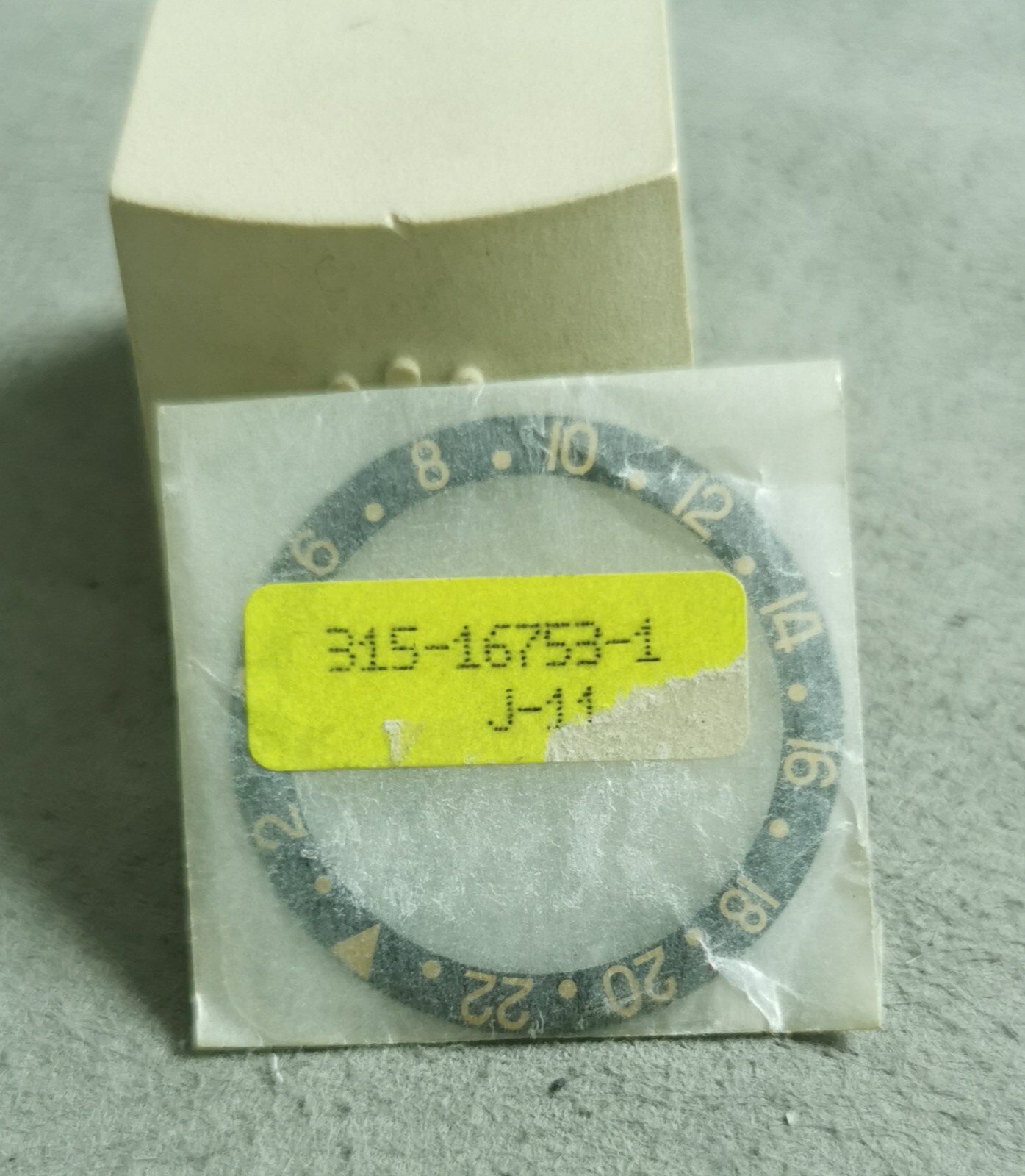 Rolex 315-16753-1 J-11 Gmt Master Black Bezel 1675 16753 New