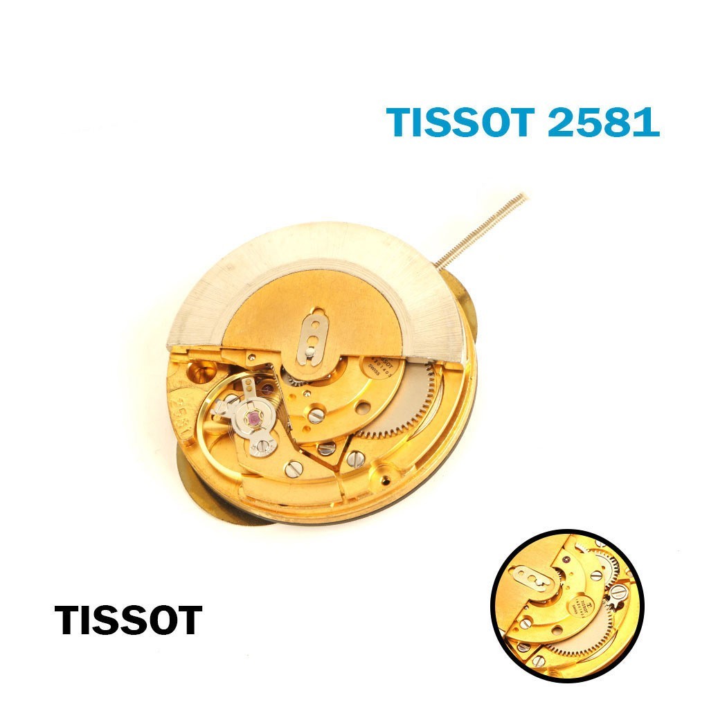TISSOT 2581 Swiss Automatic Movement – White Date Disk .