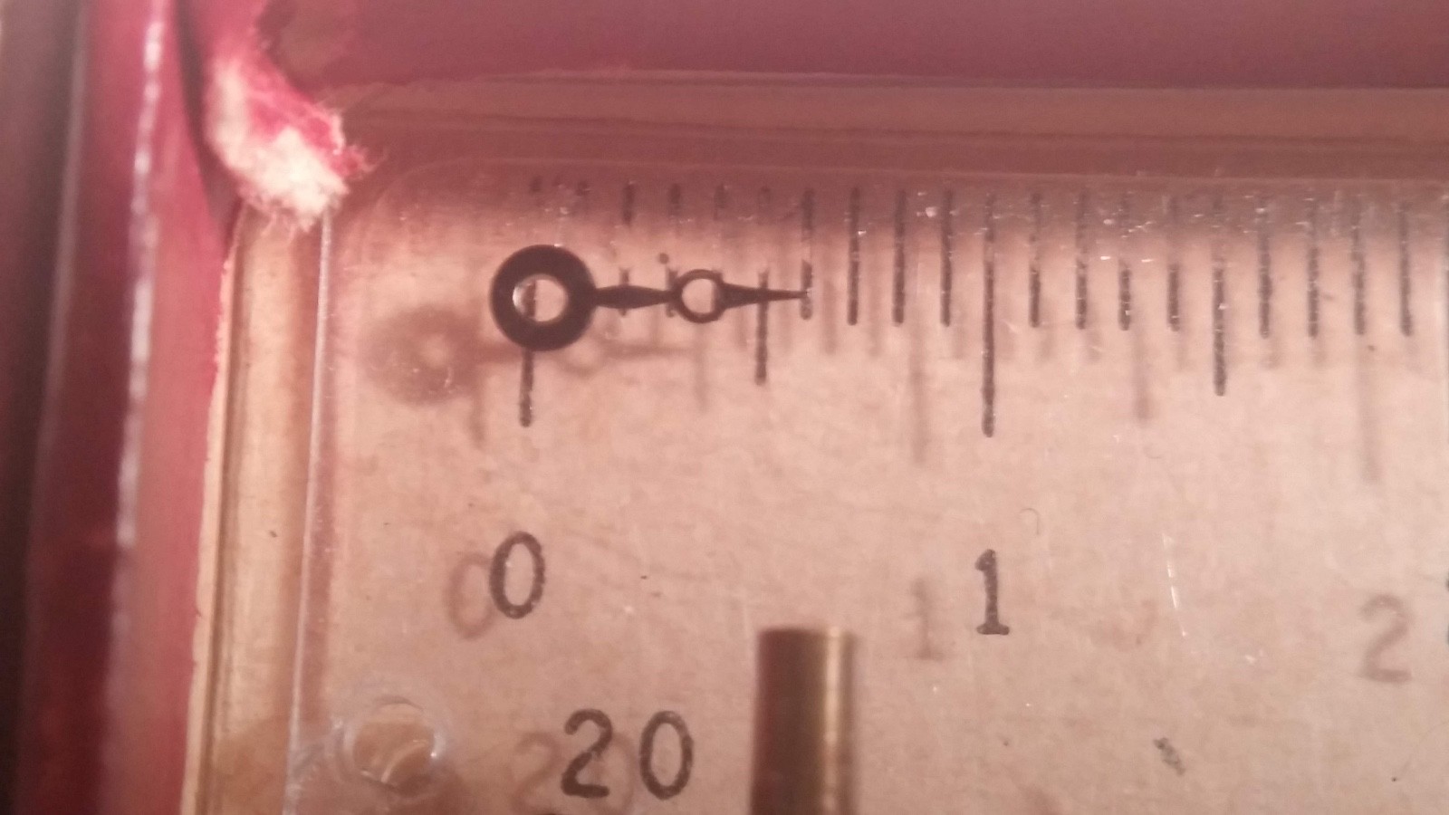 Breguet Hand. BLACK Hand. 100/15 hole. Length: 4mm from bottom of hole