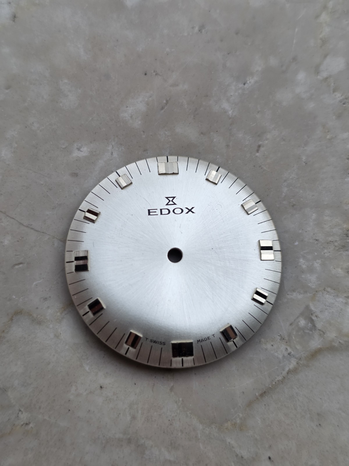 EDOX Watch Dial NEW – Wrist Watch Dial NOS 29.2mm