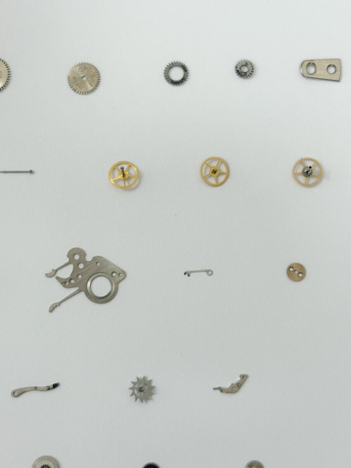 Vulcain Caliber 120 Movement Parts Balance Fork Wheel Spring Bridge Dial Case