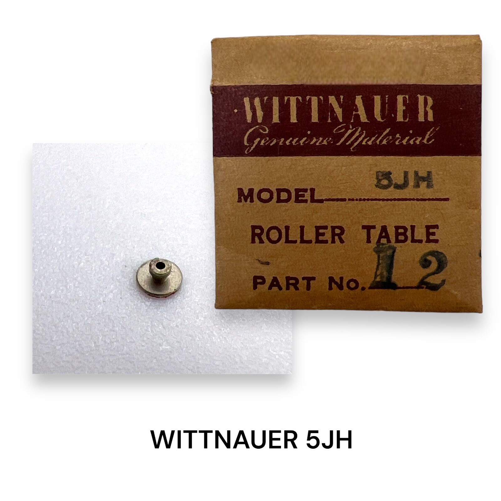 Wittnauer 5JH Roller Table X 1 Watch Material Part No. 12 NOS VTG