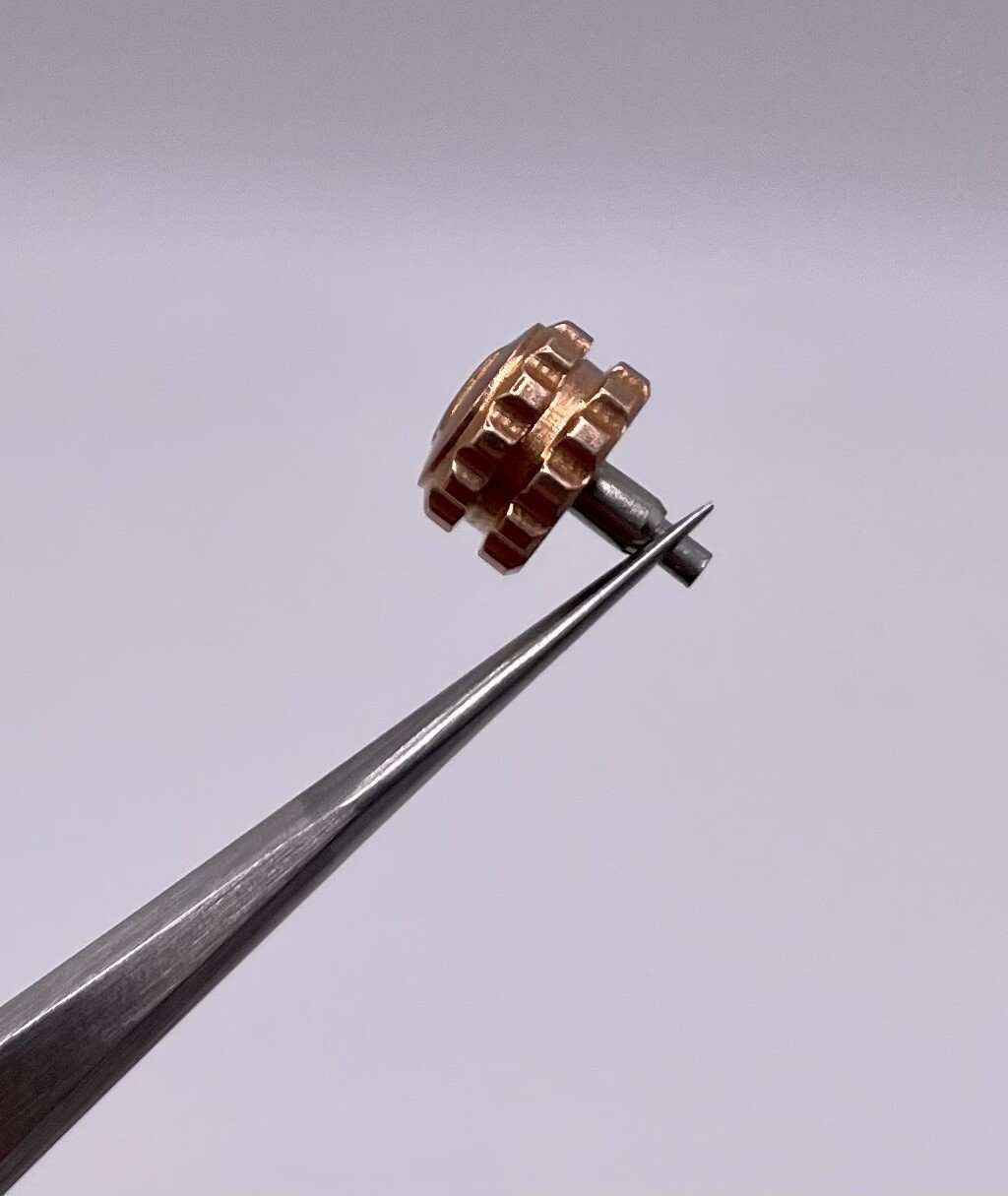 New Generic 7.0mm Rose Gold Color Crown/Tube Part To Fit Tag Heuer Watch