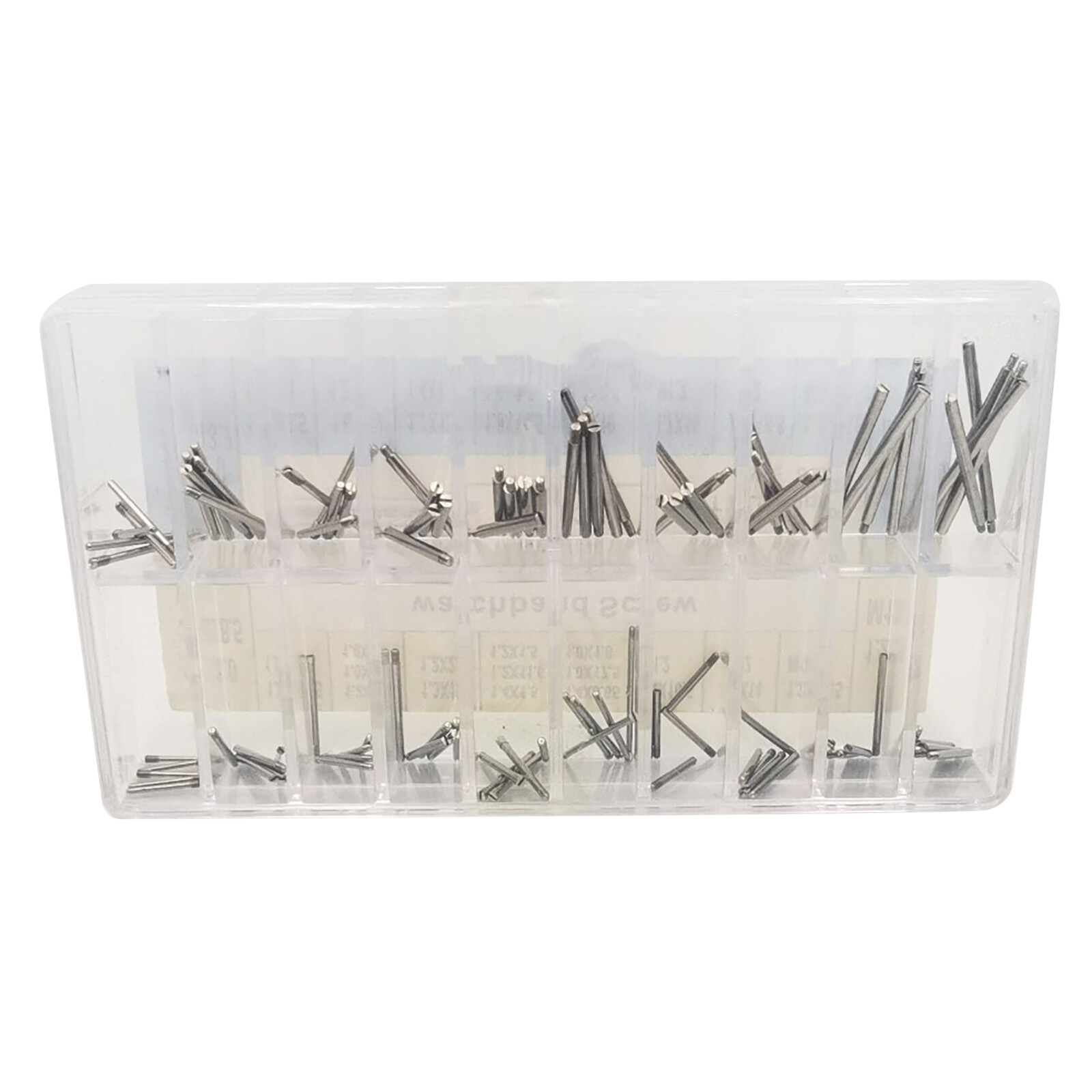 100Pcs 20 Size Stainless Steel Watch Screw Assortment For Rlx Watch Band Strap