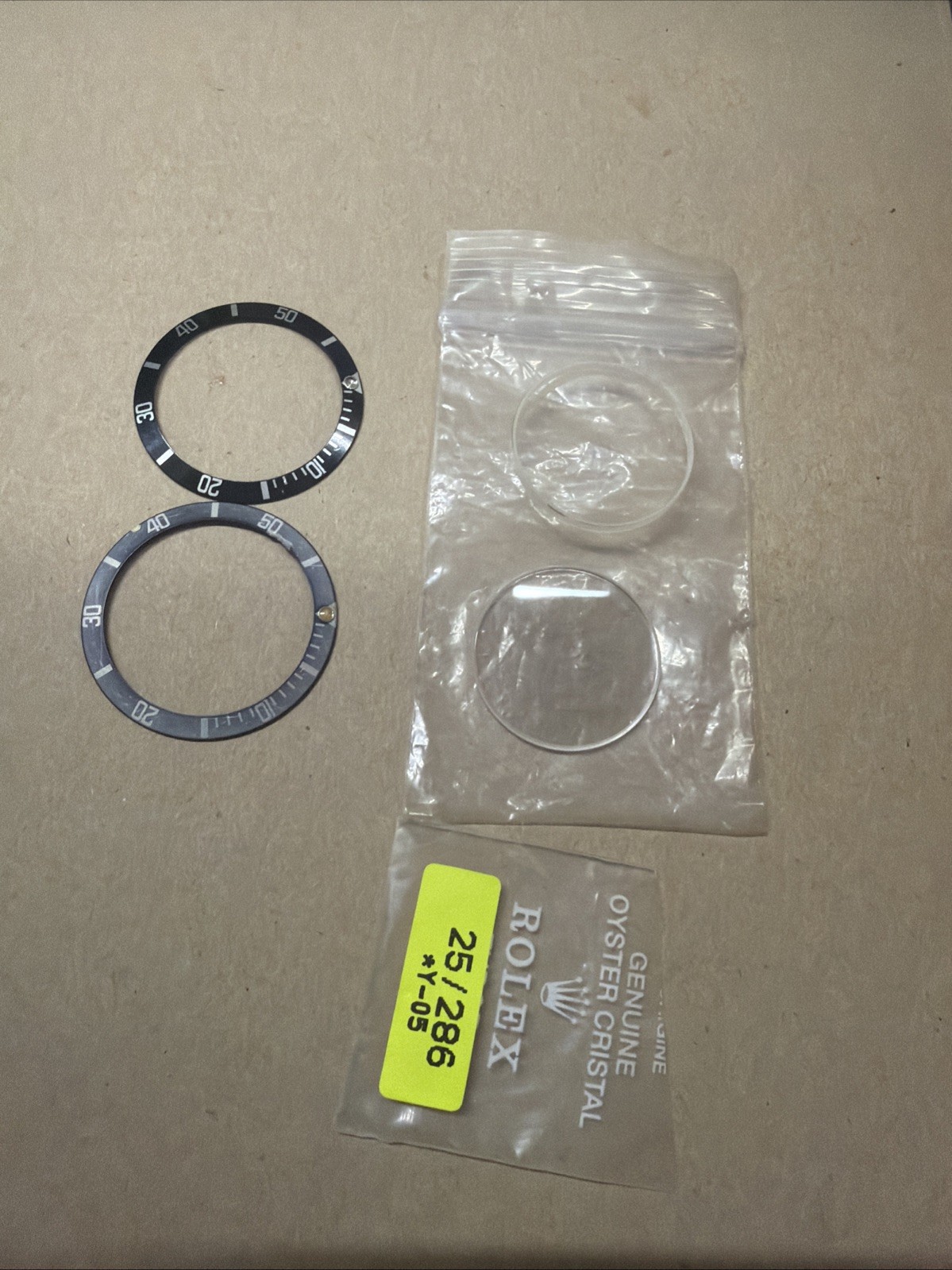 Rolex Submariner 5513 Bezels And Crystal Used, Faded Ghost