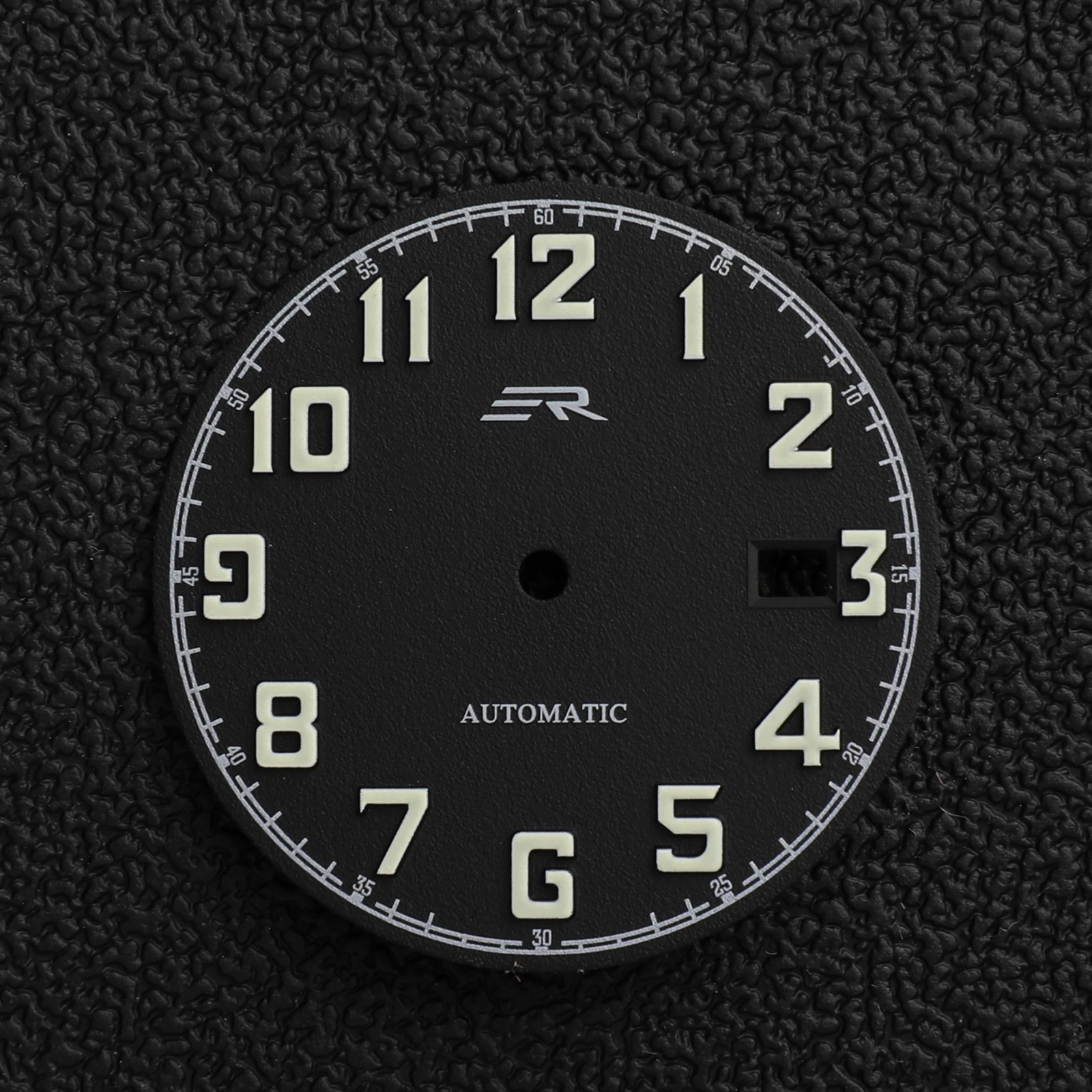 33.5mm Pilot Watch Dial Green Luminous For Nh35 Nh36 Movement Watch Accessories