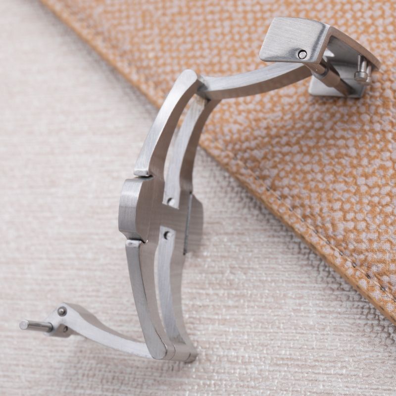 Fit for Panerai Watch Straps 22 mm SS Butterfly Buckle Folding Clasp