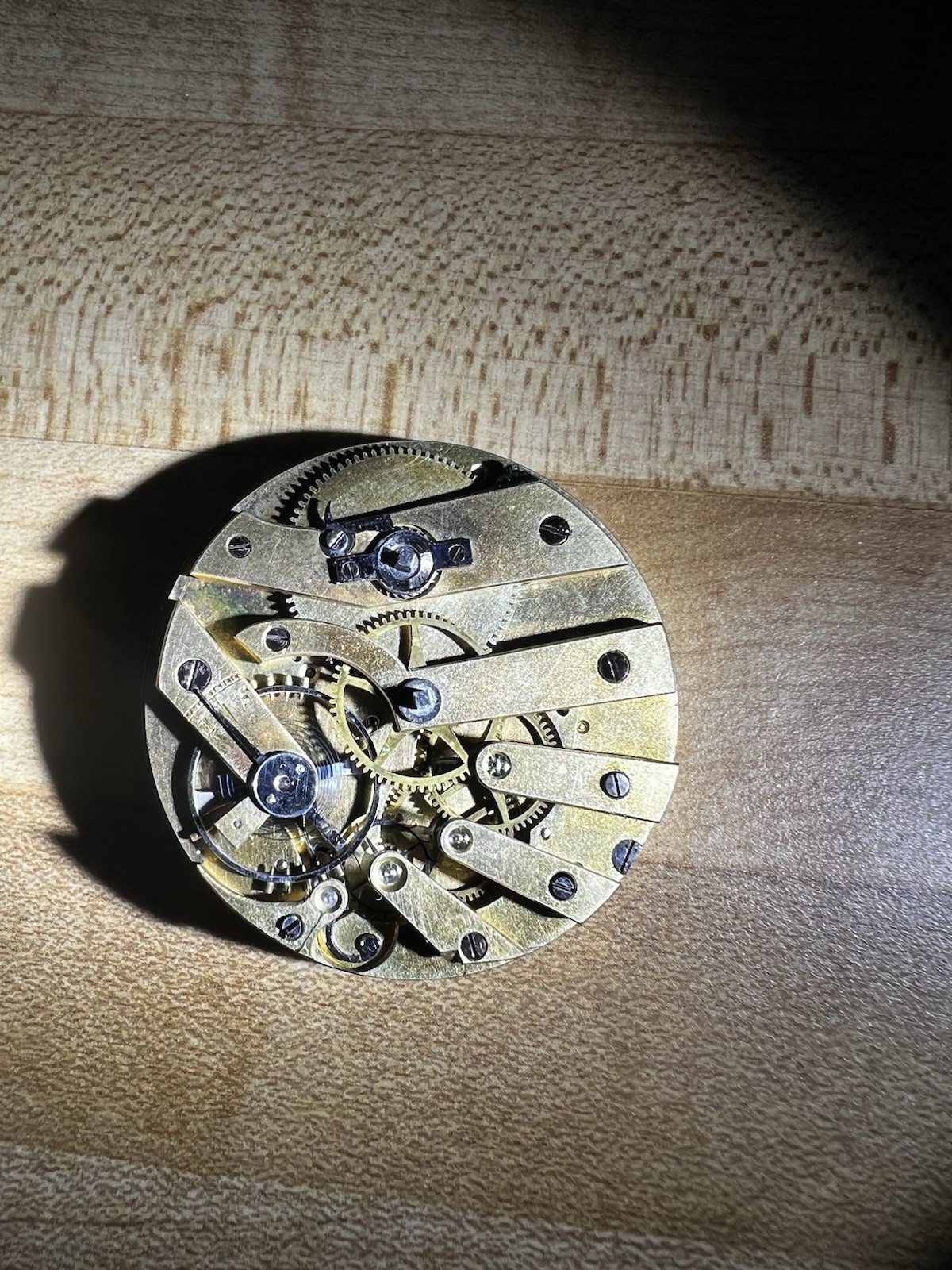 Antique Swiss Pocket Watch Movement – Unmarked – From J.W. French London Case