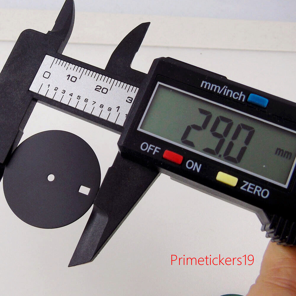 29mm Sterile Watch Dial Date Weekday Window Fit for NH35 NH36 Automatic Movement