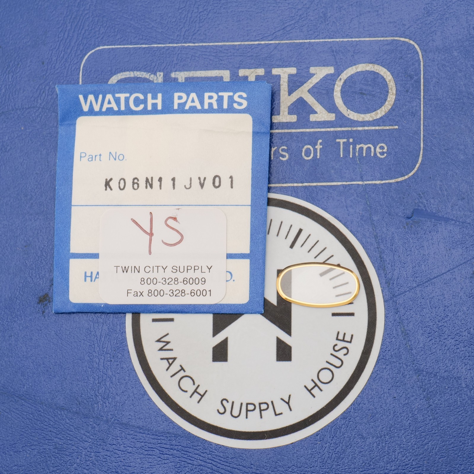 Seiko Original Watch Crystal Part K06N11JV01 Watchmakers New Old Stock (SEKG)