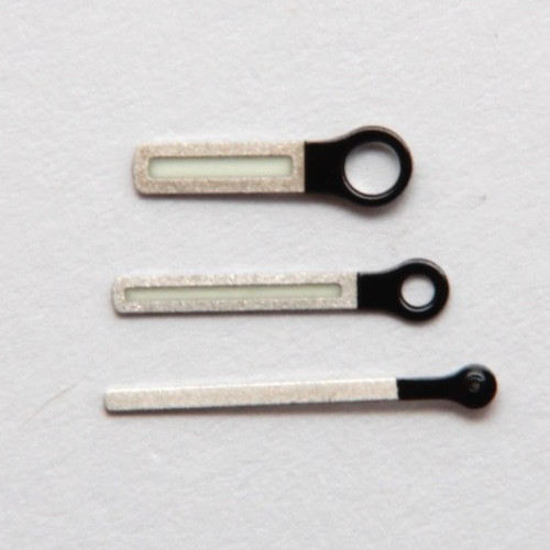 OEM GENUINE IKEPOD MANATEE WATCH HANDS DIAMOND DUST FINISH 0.90 x 1.50 x 0.25