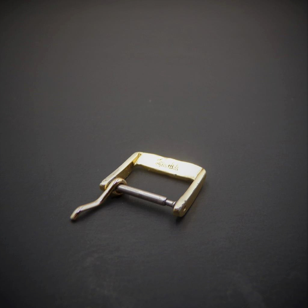 New Speidel 16.5mm Gold Tone Watch Strap Buckle NOS (#24)