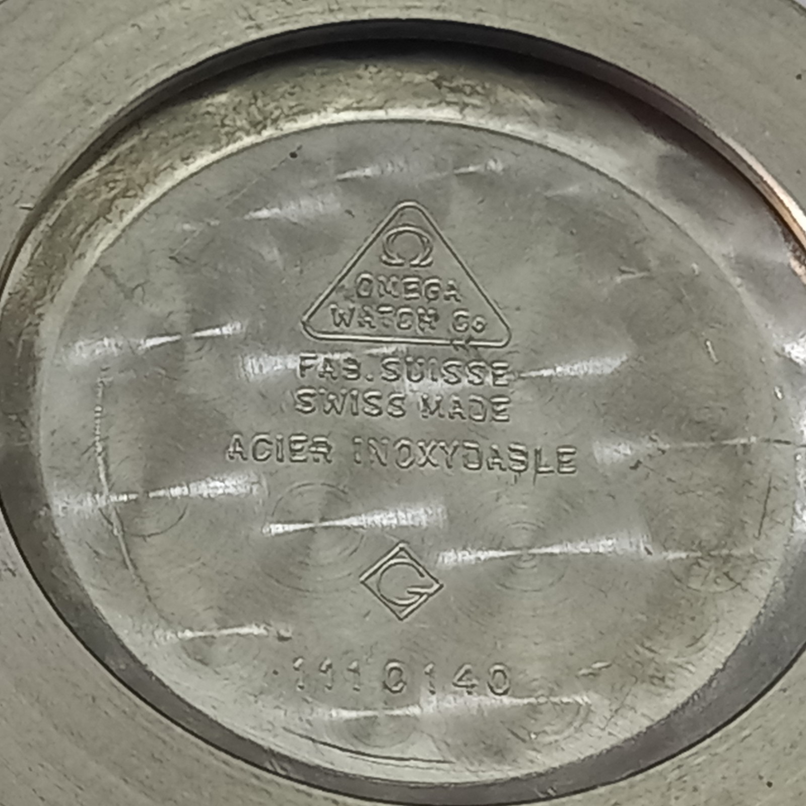 NOS 70s Vintage Omega De Ville Stainless Steel Watch Case – Ref. 111.0140 – 32mm