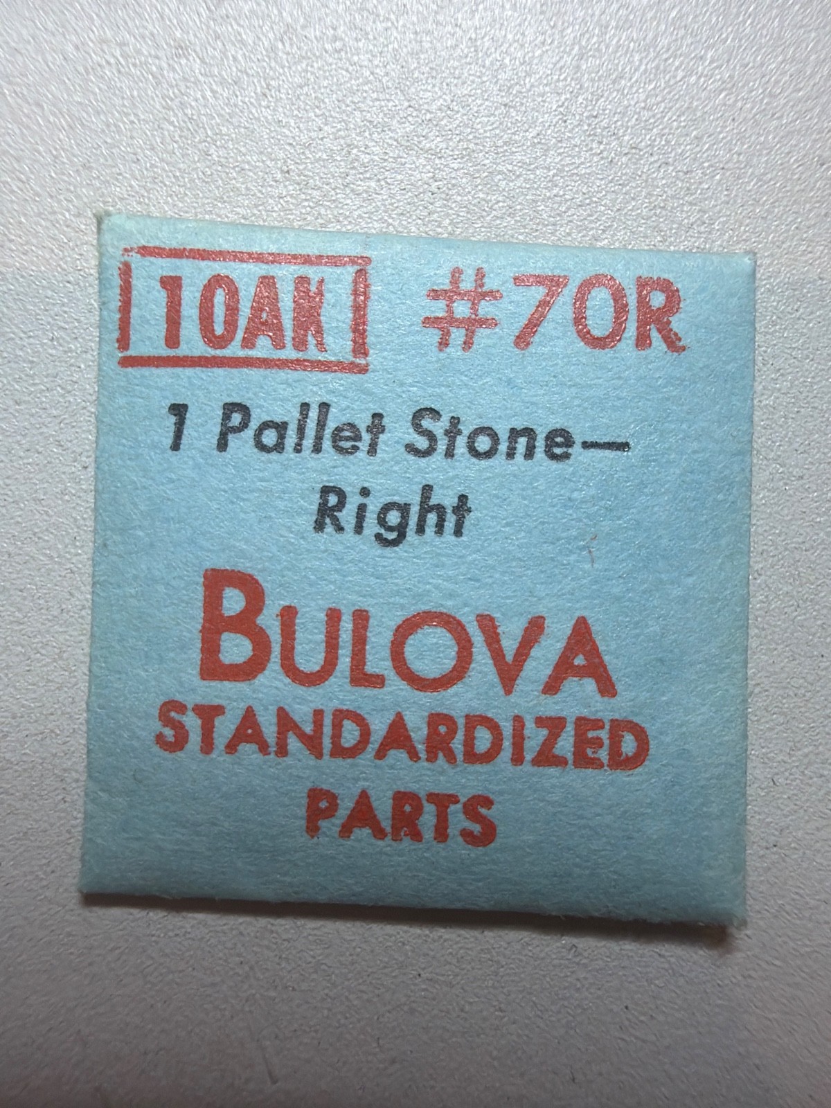 Bulova 70R Pallet Stone (Pallet Fork Right Side Jewel) – NOS – Various Calibers
