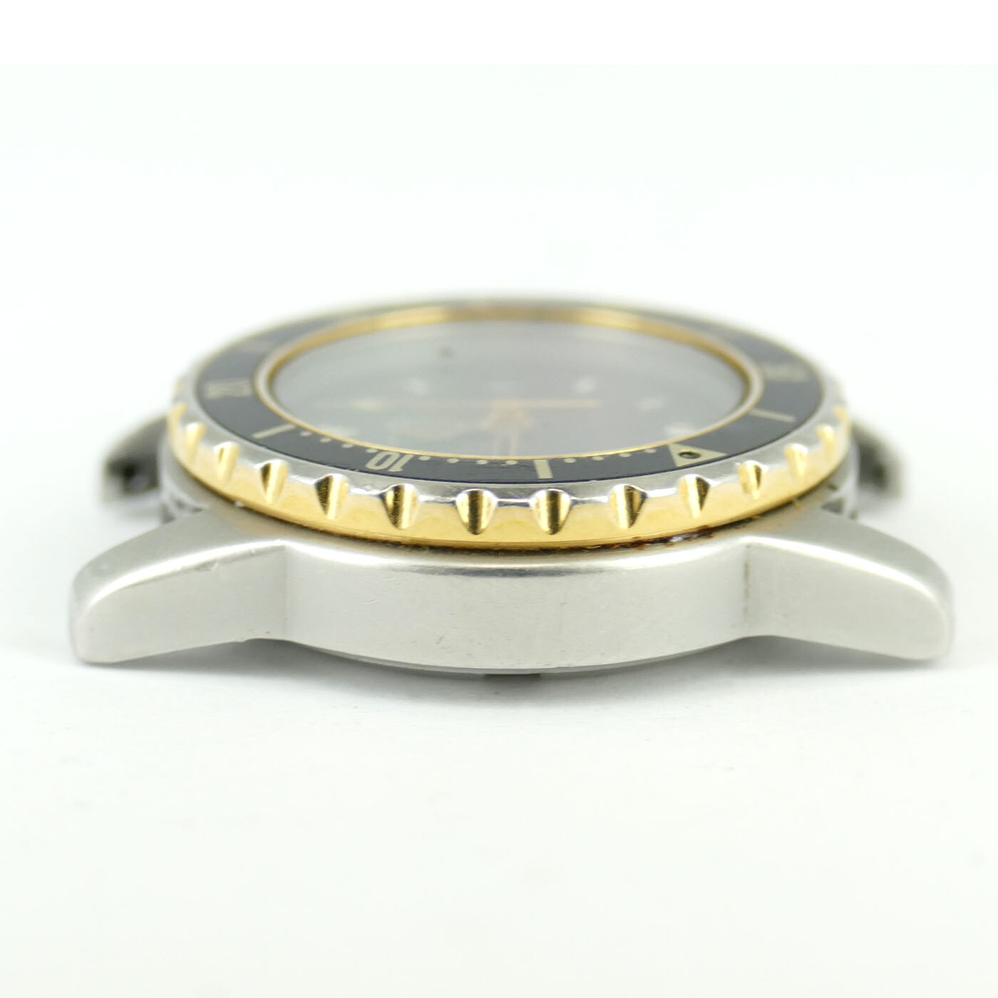 TAG HEUER PROF BLACK DIAL STAINLESS STEEL WATCH HEAD FOR PARTS OR REPAIRS