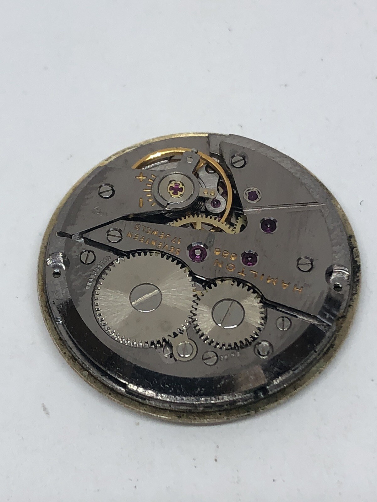 Hamilton 686 17j Watch Movement *Needs Service*